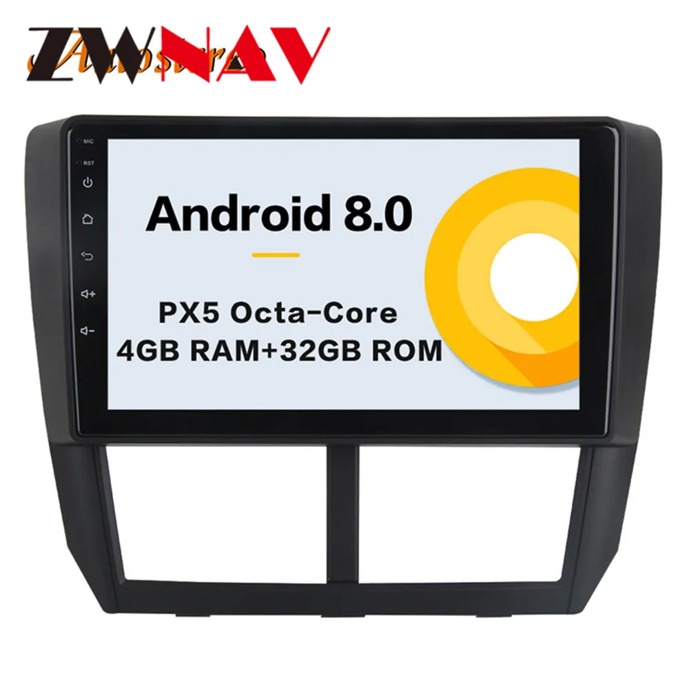 Excellent Octa Core Android 9.0 Car Player Navigation Head Unit For Subaru Forester 2008-2012 GPS Multimedia Radio IPS Screen 3