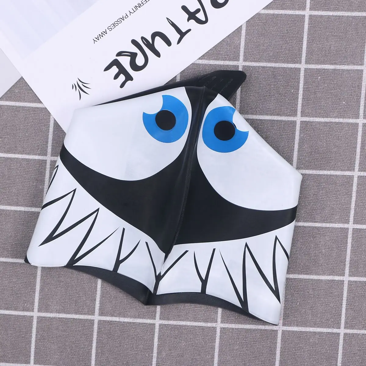 Детская силиконовая шапочка для плавания Водонепроницаемая шапка для плавания с рыбками, милая шапочка для плавания с изображением животных из мультфильмов для девочек и мальчиков