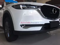 Для Mazda CX-5 2018 ABS хромирование передняя противотуманная фара Нижняя полоска для века декор отделка ABS 2 шт
