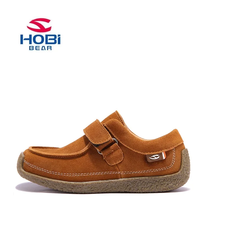 

HOBIBEAR Autumn Boys Shoes Genuine Leather Casual Shoes 2018 Fashion Sport Children Sneakers Quality Excellent Child Shoes