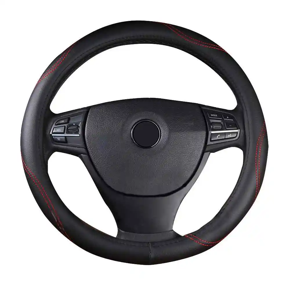 3D Cool Steering Wheel Covers 38cm Micro Fiber Automobiles Decoration