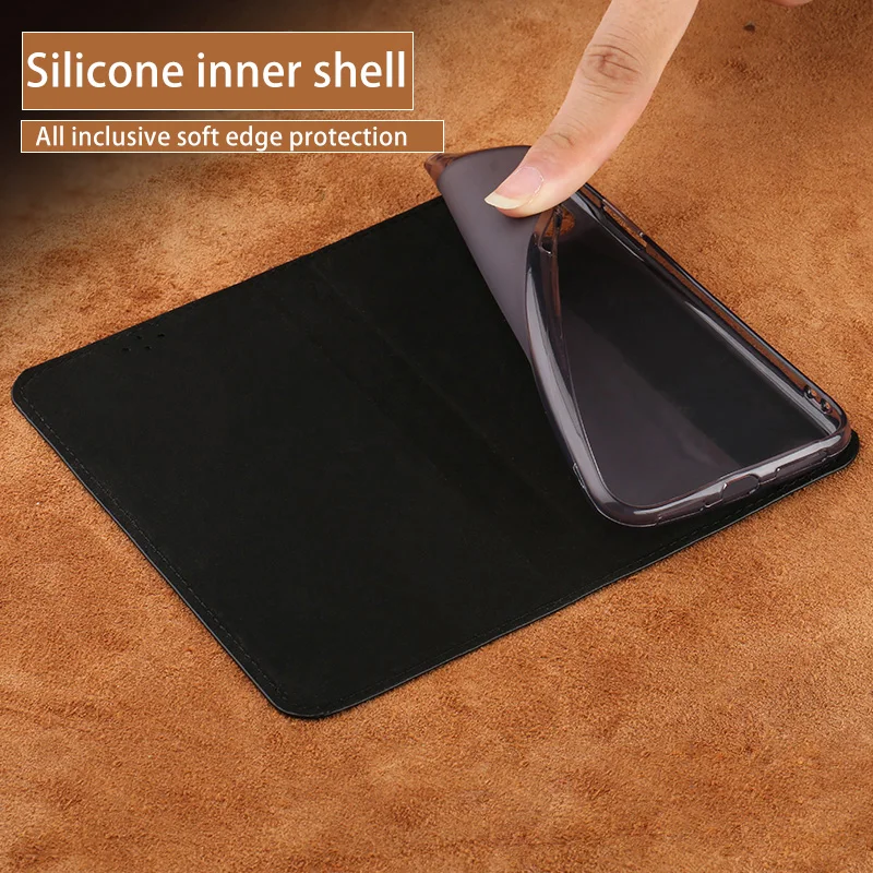 Skup Telefon z klapką obudowa do xiaomi 9 se mi 9T PRO 8 lite F1 Max 3 mi x 2S A1 A2 Lite prawdziwej skóry dla czerwony mi uwaga 8 7 6 Pro etui z klapką