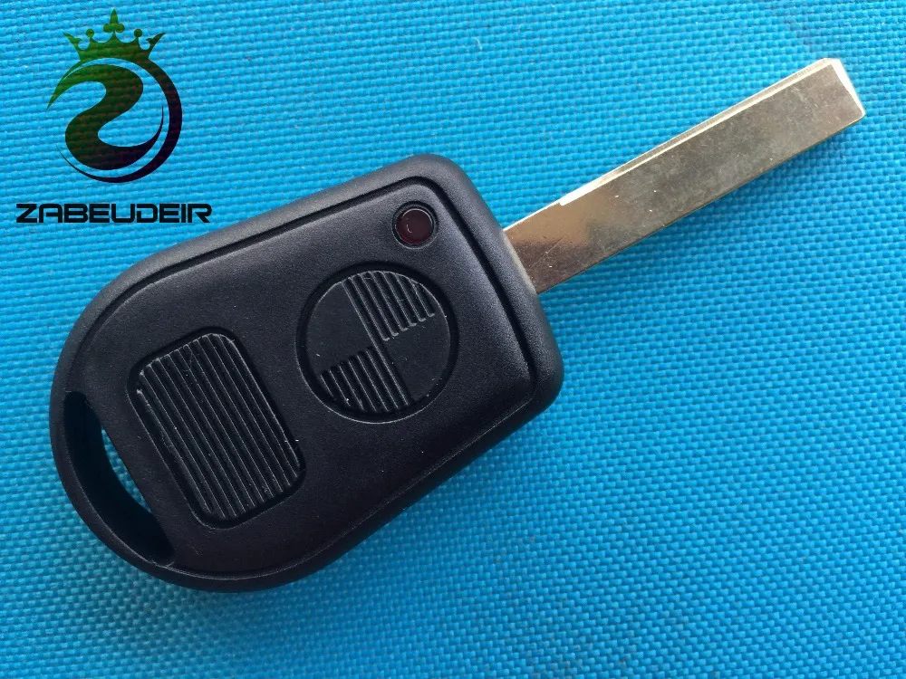 

ZABEUDEIR 1pcs of New Replacement Key Shell For BMW E38 E39 E36 Z3 CAR KEY 2 TWO BUTTON REMOTE KEY FOB CASE BLANK BLADE UNCUT