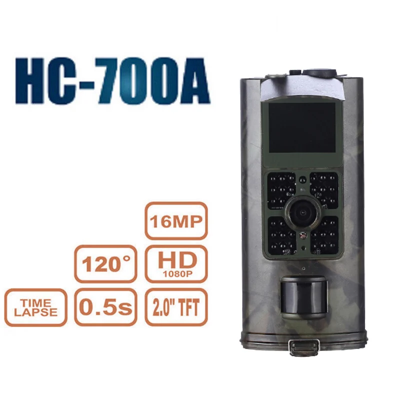 

Hunting Trail HD Camera Infrared Night Vision Wildlife Video Camera Lapse 2.0" LCD Display 120 Degrees Hunting Scouting Camera
