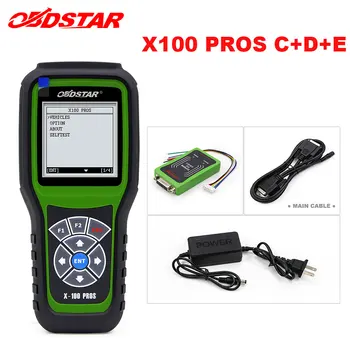 

Original OBDSTAR X100 PROS for IMMO+Odometer+OBD Software X-100 pros C Type+D Type+EEPROM Adapter update online X100 PRO