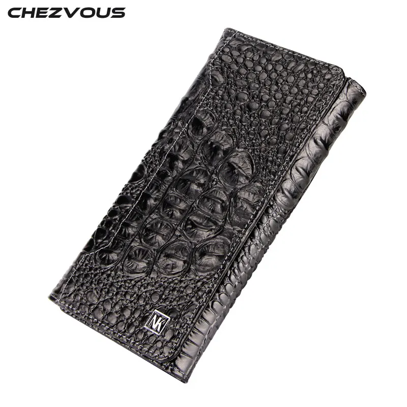 

CHEZVOUS Luxury Cowhide Leather Case For Samsung Galaxy Note 8 Wallet Flip Coque With Card Holder Cover Crocodile Pattern Case