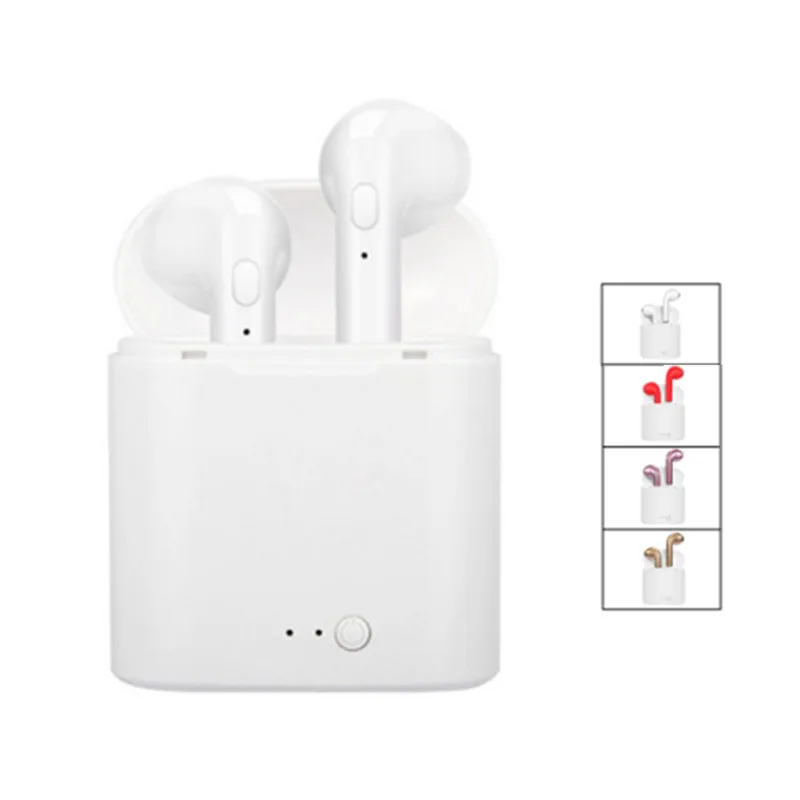 

i7s TWS Wireless Bluetooth Earphone Stereo Earbud Headphone With Charging Box Mic For All Smart Phone