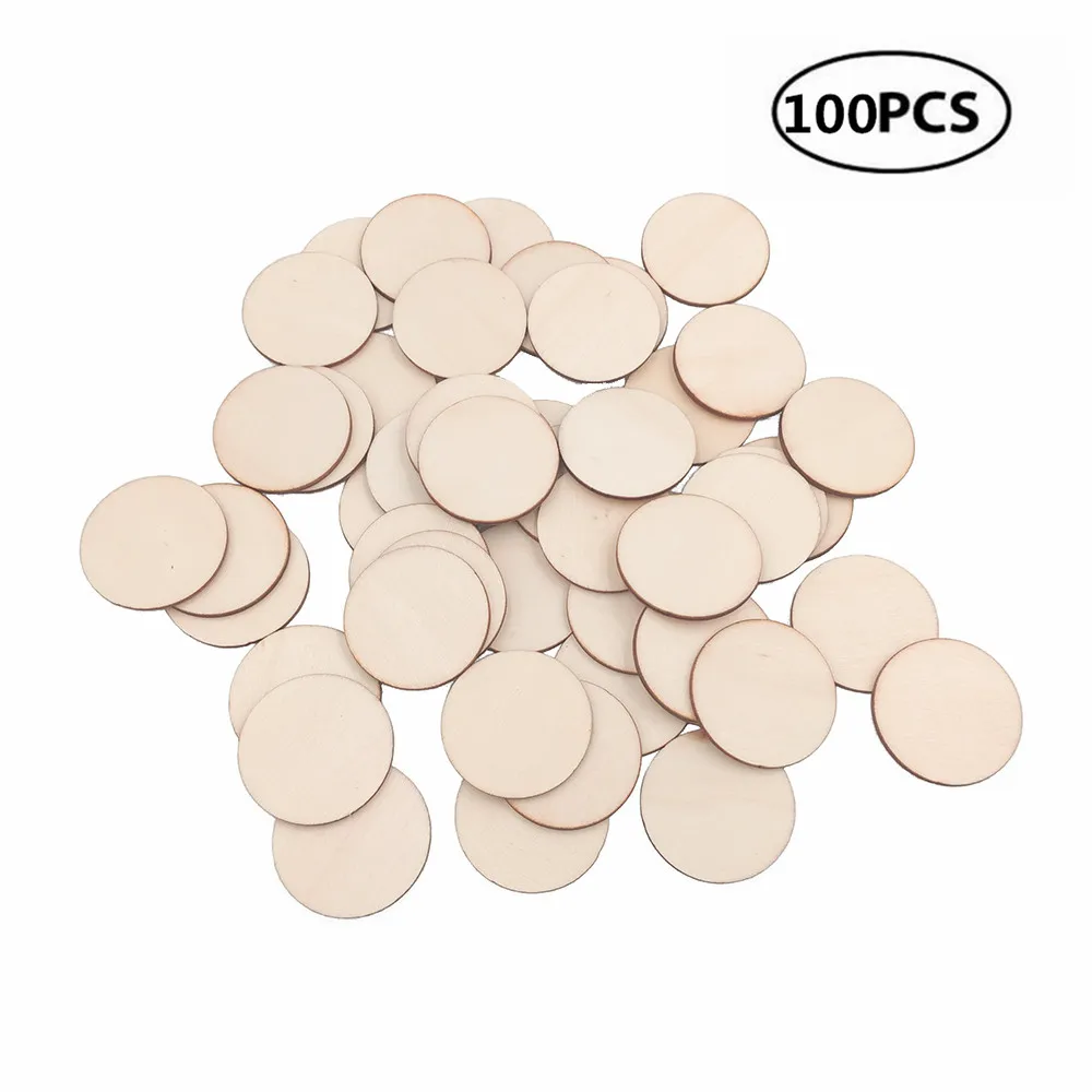  60 Pcs 6 Inch Wood Circles for Crafts Unfinished Wood Circles  Wood Rounds Natural Round Wooden Disc Cutouts Blank Wood Circle Slices for  DIY Crafts, Coaster, Painting, Engraving, Home Decor 