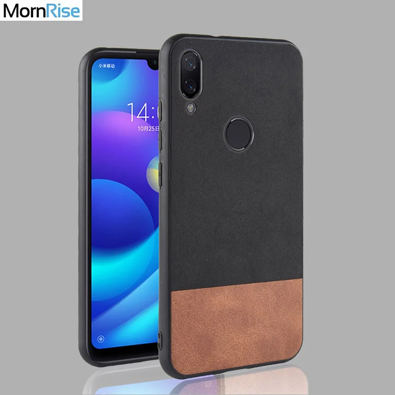 

Fashion Cowboy leather Back Cover For MI Xiaomi Redmi Note 7 Case Silicone Soft Edge TPU Inside Cute Mobile Phone Bags Fundas