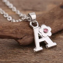 Little Girls Name Necklace Eco Friendly Alloy English Letter Alphabet A B C D E F G H J K L M N O P R S T W Y Z Capital Pendant Little Girls Name Necklace Eco Friendly Alloy English Letter Alphabet A B C D E F G H J K L M N O P R S T W Y Z Capital Pendant