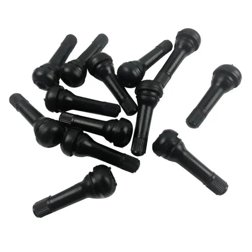 Car styling 100Pcs TR414 Rubber Valves Snap In Car Tire Valves Rim