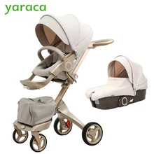 Baby Stroller High Landscope Portable Baby Carriages Folding Prams For Newborns Travel System 2 in 1