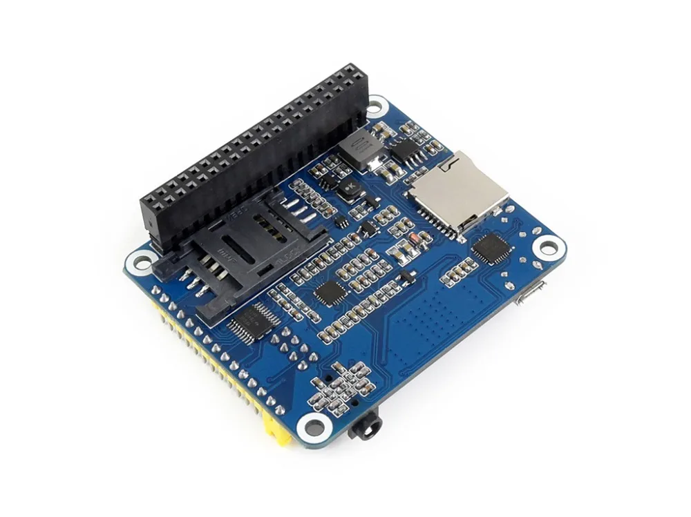 4 г/3g/2 г/GSM/GPRS/GNSS шляпа для Raspberry Pi на основе SIM7600CE-T 4 г/3g/2 г связи и GNSS модуль позиционирования