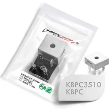 2 шт. KBPC3510 мостовой выпрямитель диод 35A 1000 В kбпц 3510 однофазный полный волновой 35 Ампер 1000 Вольт электронный кремний