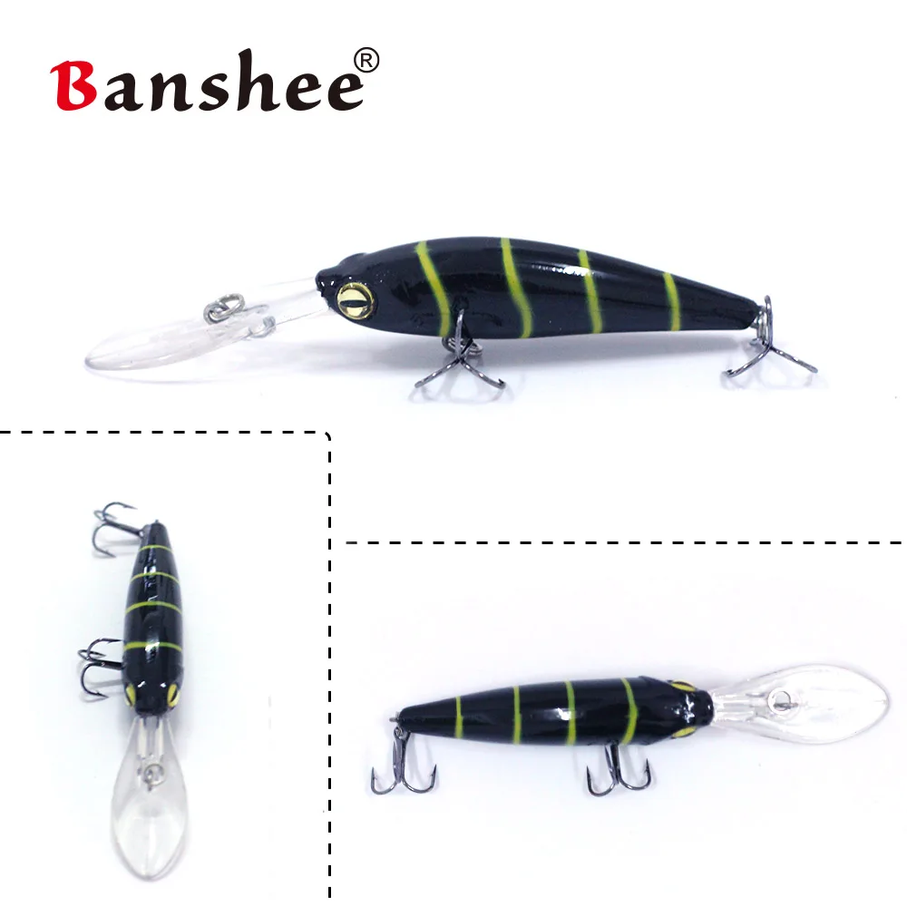 Banshee WF01 Джеркбейт 60 мм/6 г воблеры для ловли щуки yo zuri Лидер продаж в виде гольяна
