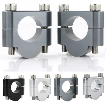 

For Moto Guzzi Stelvio 1200 2009 2010 2011 Motorcycle CNC Billet Aluminum Mounting Risers Clamps 1 1/8" 28mm Handlebar Risers