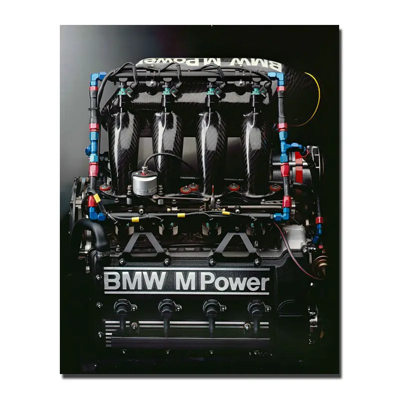 Q2136 Плакаты и принты крутые изготовленные на заказ BMW M3 E30 серия супер гоночный