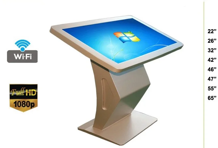 

32'' 42inch 47'' LCD IR Touch PC Screen Advertising Players signage kiosk totem all in one diy PC