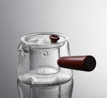 

handmade heat resistant glass teapot with filte kettle infuser electromagnetic furnace heating coffee tea tool accessoriesLFB960