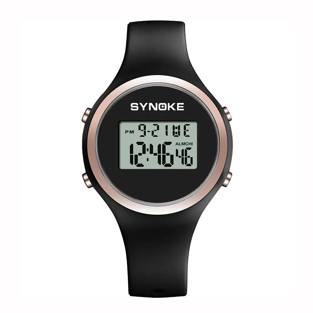 Светодиодный спортивные часы 50 м водостойкий модный бренд цифровые наручные часы для мужчин женщин студенческие спортивные часы montres hommes - Цвет: A