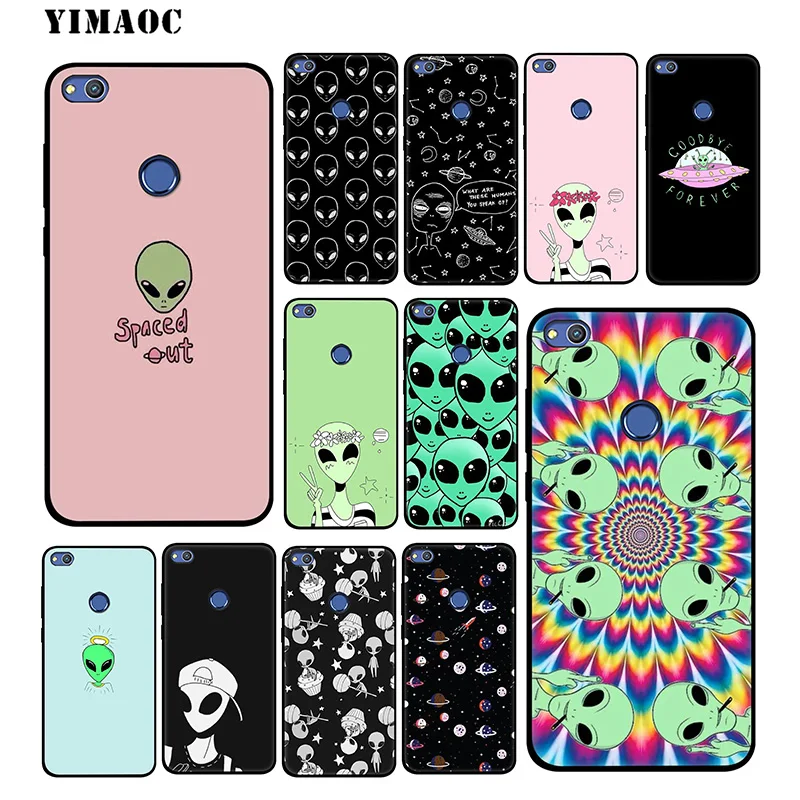 YIMAOC чужой считаем НЛО мягкий чехол для huawei Honor вид 20 10 8X8 8C 6A 7A 7X 7C Lite рro Y9 Y7 Y6 Prime 2018