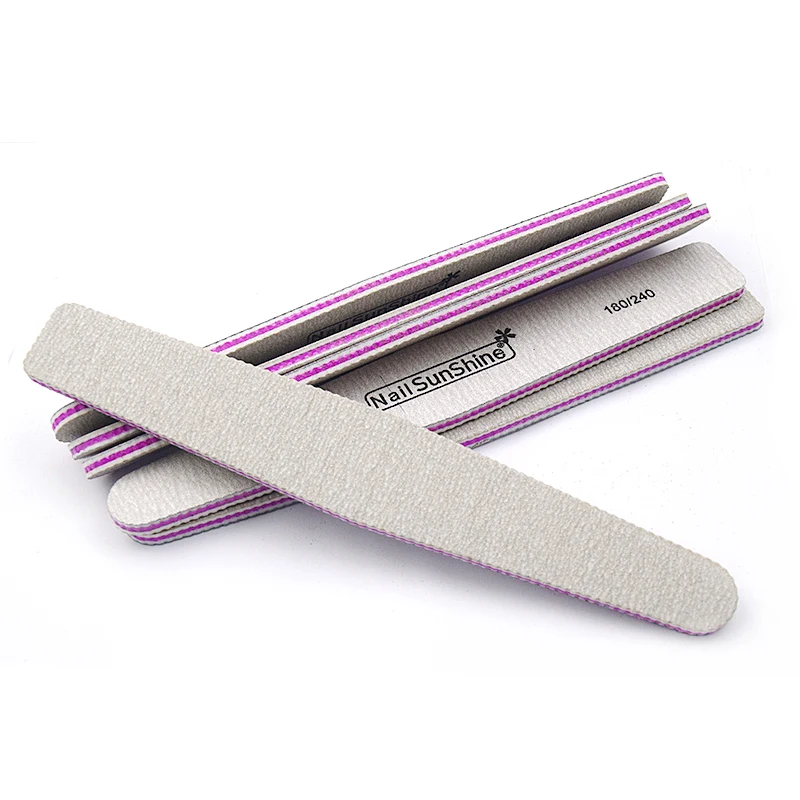 Lixa de Unhas Procedimentos de Amortecedor do Unha Manicure do Salão de Beleza do Unha Profissão Unha Sol Lixar 100 - 180 240 Ferramentas Acessórios Cal 50 Pcs 10 Cal 50 pcs Profissão Prego Sol Lixa