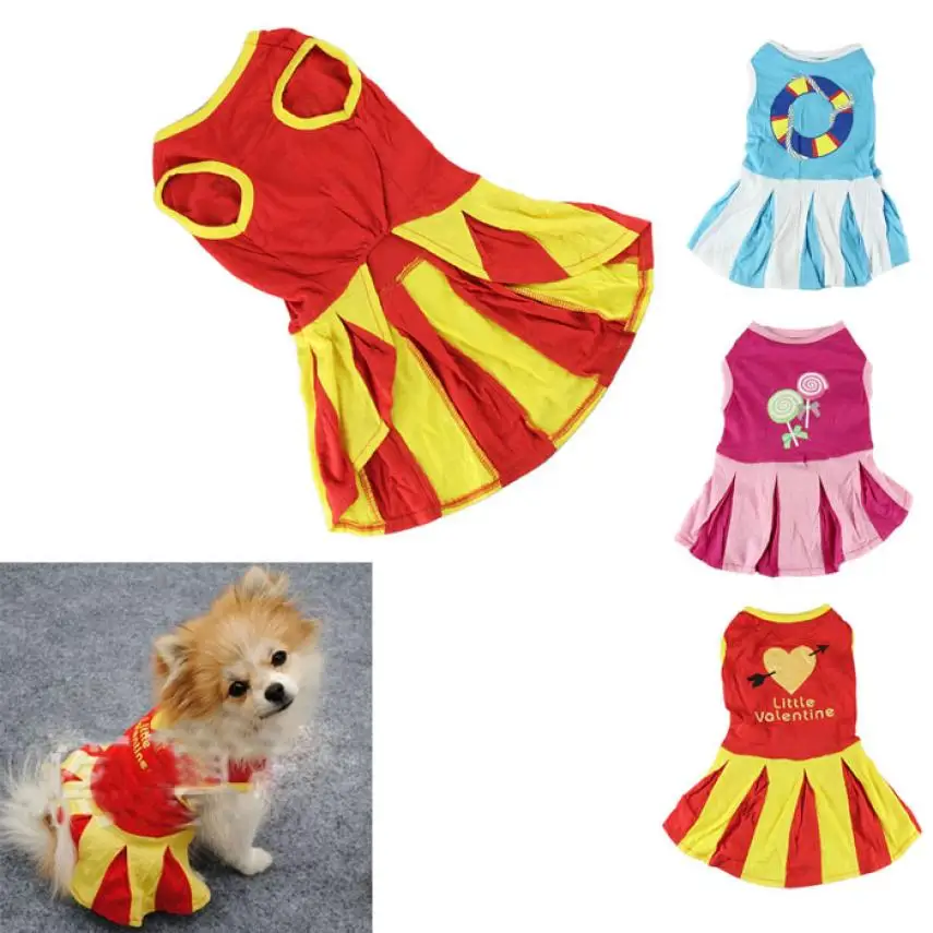 Hot sale dog clothes winter 2017 small dog clothes Puppy Mini Dress