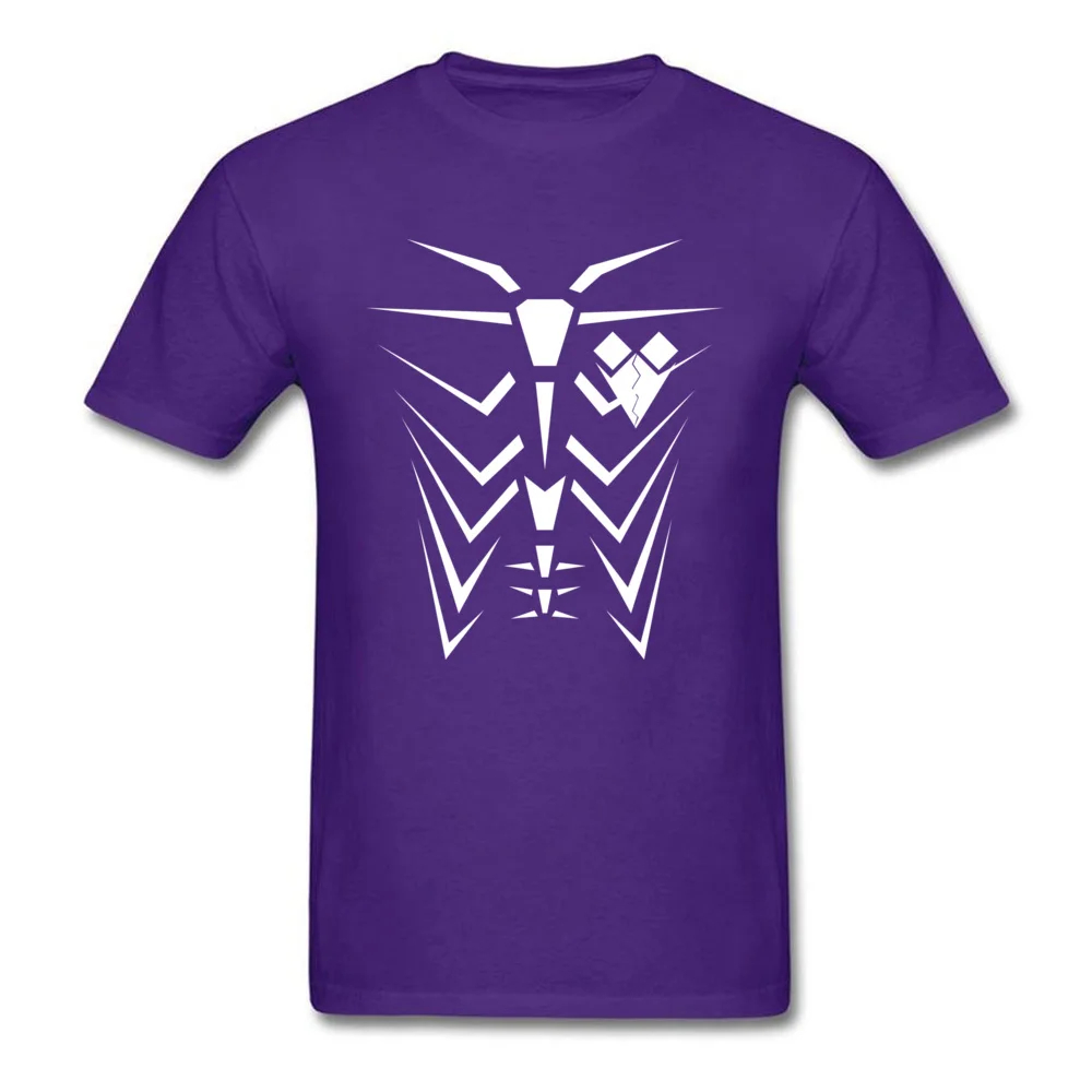 Abstract Skeleton T Shirt Short Sleeve Summer Newest Men Father Day Tops Shirts Summer Clothing Shirt Round Collar Cotton Abstract Skeleton purple
