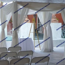Белые Свадебные навес Шторы и Pavilion Шторы с обшивкой палатки стоят