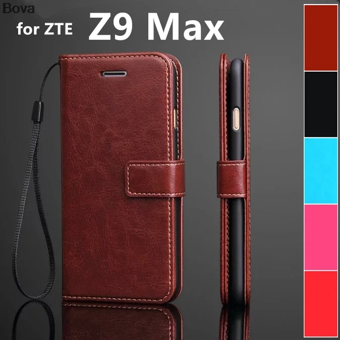 Fundas ZTE Z9 Max Plus 5,5 "pouzdro na pouzdro na kartu pro ZTE Nubia Z9 Max Pu kožené pouzdro na telefon, peněženka, flip kryt, kvalitní pouzdro