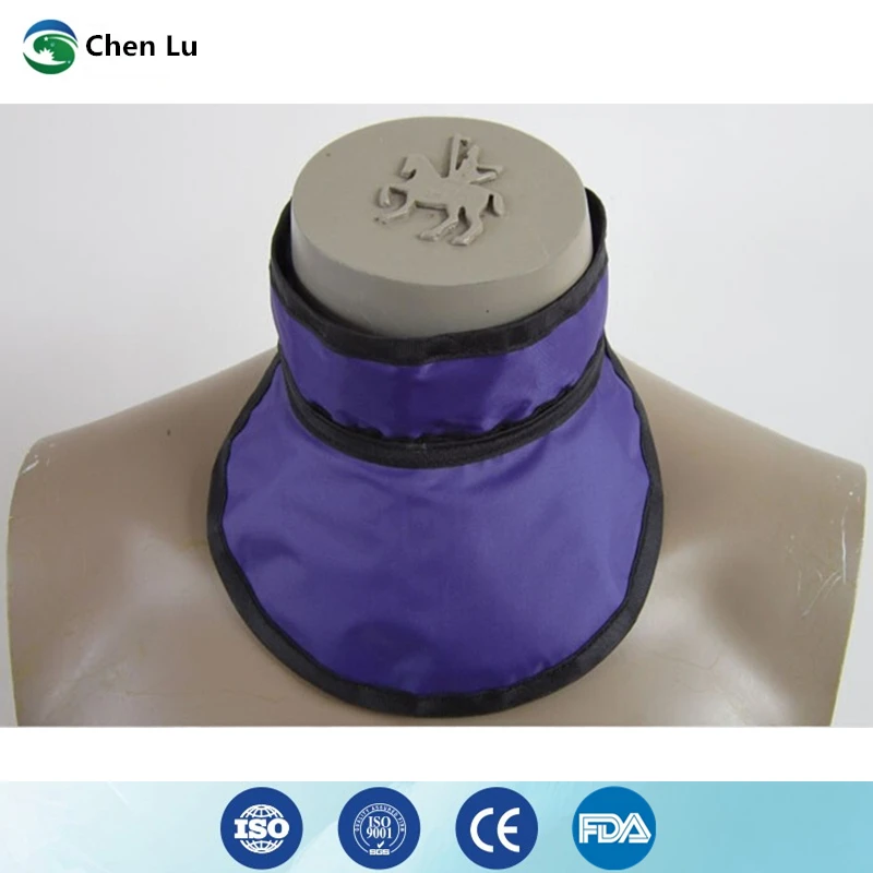 Beste Gamma Ray X Ray Bescherming 0.5 Mmpb Schildklier Kraag Tandheelkundige En Radiologische Afdeling Straling Beschermende Medische Accessoires
