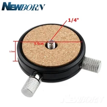 QR-02 быстрый выпуск QR пластина шарик головка 1/" 3/8" винт адаптер для Nikon Canon Pentax sony DSLR Универсальный штатив монопод