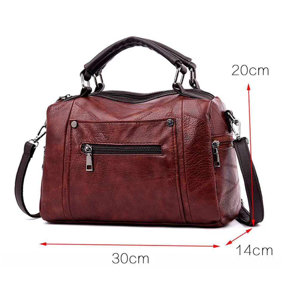 2019 crossbody للنساء حقيبة حقائب عالية الجودة البولينج حقيبة Sac الإناث الجلود حقائب كتف حمل عارضة حقيبة ساعي