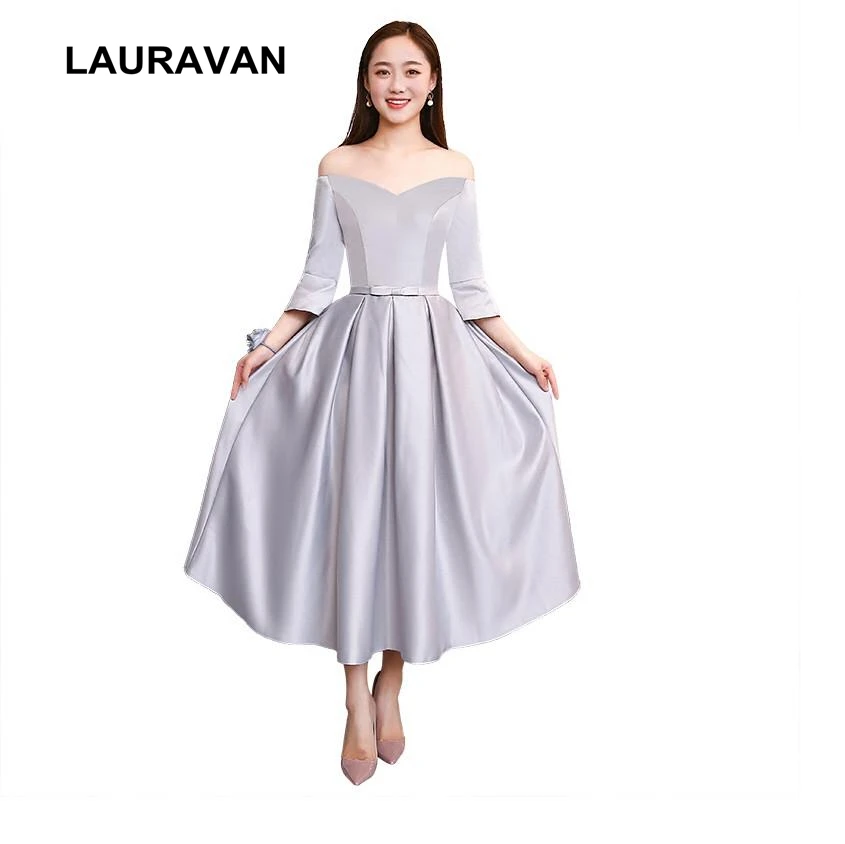 

fitted cheap short teen girl sweet 16 puffy dress satin half sleeved evening occasion dresses off shoulder 2020 ball gowns