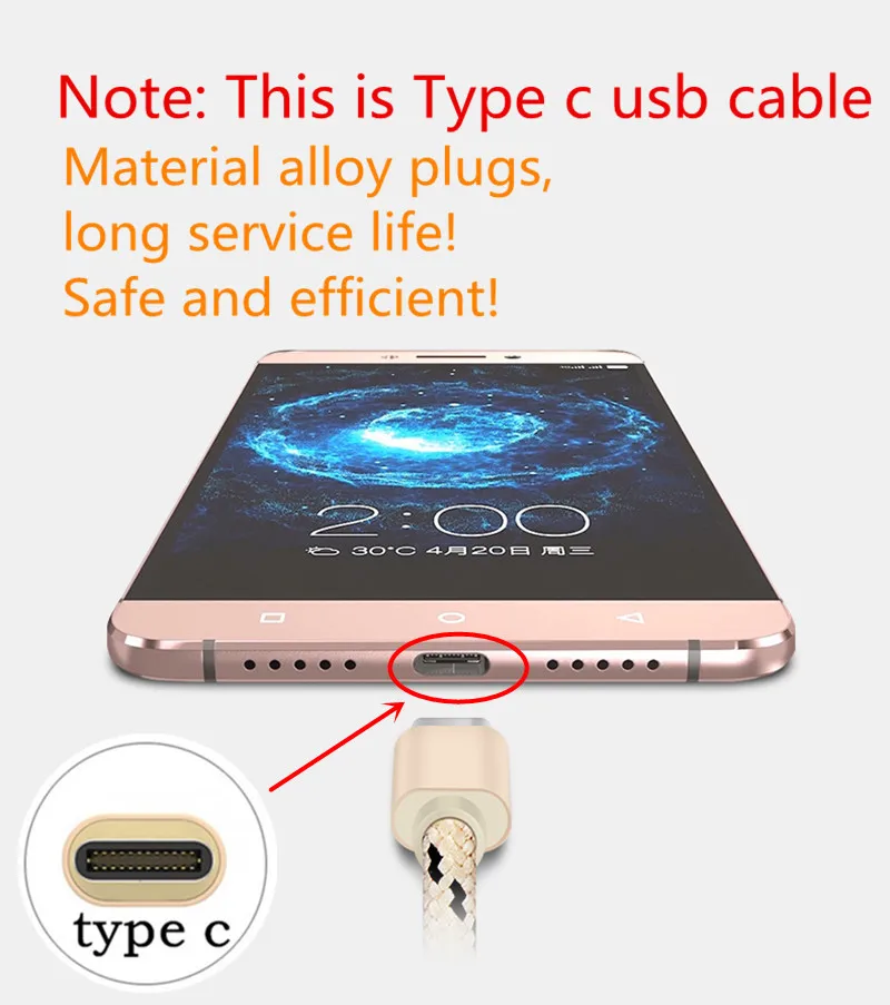 Type-c USB C зарядный кабель для передачи данных зарядный Шнур адаптер для huawei p9 P10 lg g5 g6 для samsung Galaxy s8 s9 plus a3 a5 a7