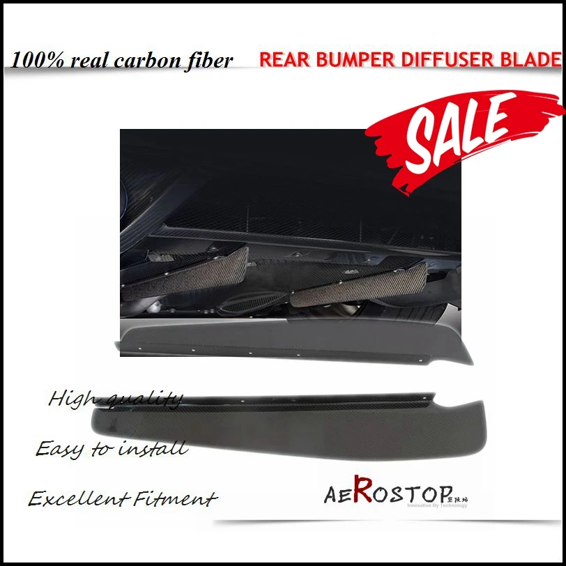 

08-16 R35 GTR JUN STYLE REAR BUMPER DIFFUSER BLADE CARBON FIBER