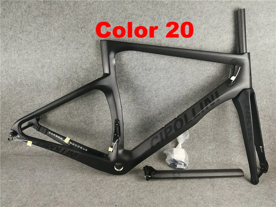 Cheap Disc brake Cipollini NK1K carbon Frame Sliver Road Bike Frames 3k or 1k carbon bicycle framework BB68/BB30 28