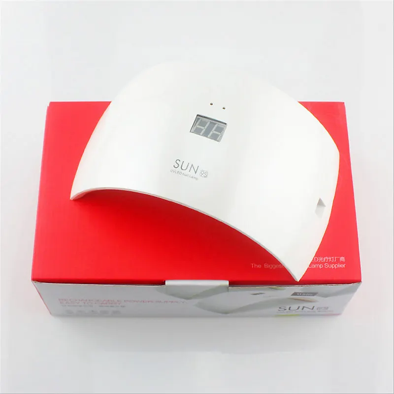 

24W SUN 9S/9C UV LED Nail Dryer For Curing All Nail Gel Polish Varnish UV Ice Lamp Home Salon Beauty Manicure SUNNV Art Tools