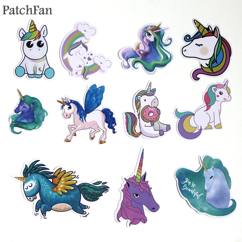 Patchfan 50 шт. красочные Мультяшные лошади креативные DIY декоративные наклейки мультфильм для DIY PC стены ноутбук телефон Скрапбукинг A1385