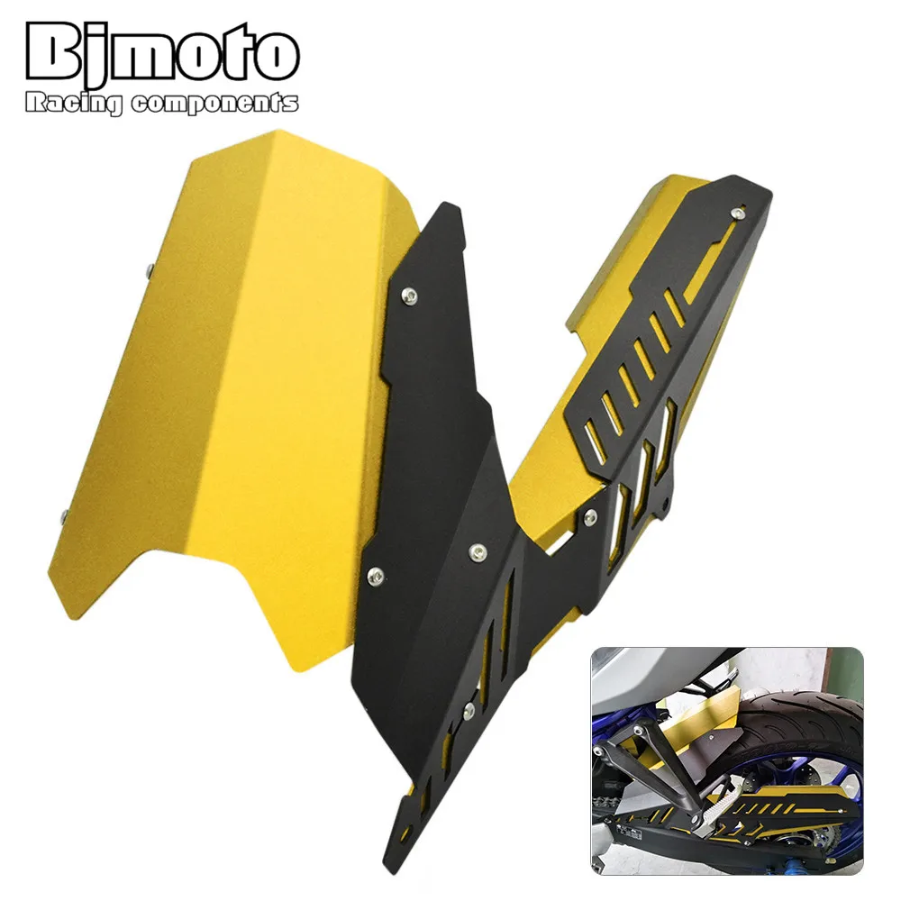 

NEW Motorcycle Rear Fender Tire Wheel Plate Mudguard chain cover for Yamaha YZF R25 2013-2017 YZF R3 MT25 MT03 2015-2017