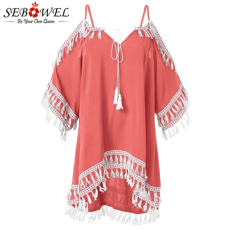 Pink-Boho-Tassel-Tunic-Cover-up-LC420080-10-3
