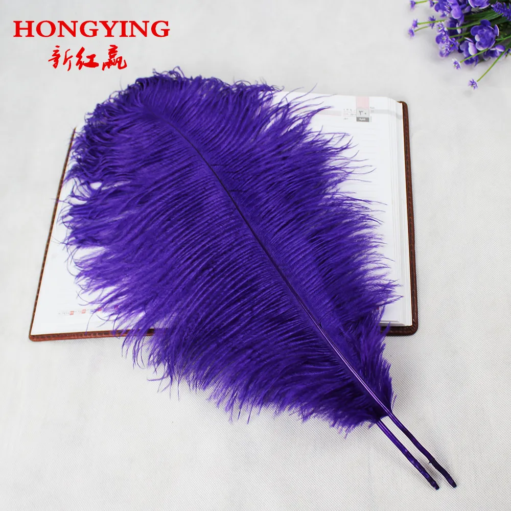 

10 PCS natural purple ostrich feather 50-55 cm / 20 to 22 inches purple feather ostrich plumage plume wedding decoration