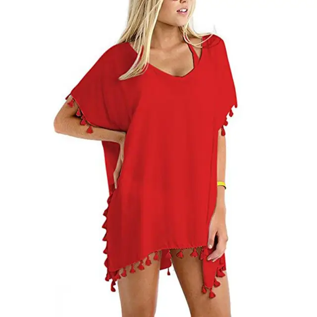Cheap TS#504 Women Chiffon Swimsuit Cover Up Swimwear Beachwear Bikini Loose Beach Cover-Up Free Shipping Cheap TS#504 Women Chiffon Swimsuit Cover Up Swimwear Beachwear Bikini Loose Beach Cover-Up Free Shipping
