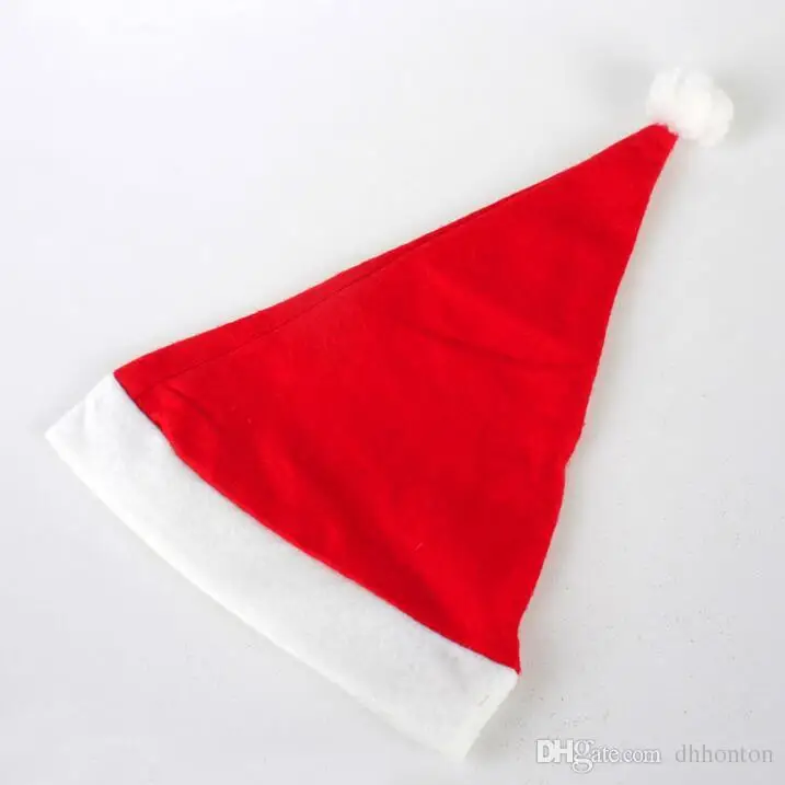 Шапка Санта-Клауса Детская/взрослая Рождественская шапка; Рождество аксессуар украшение высококачественный Санта-Клаус шляпа милые взрослые CH011