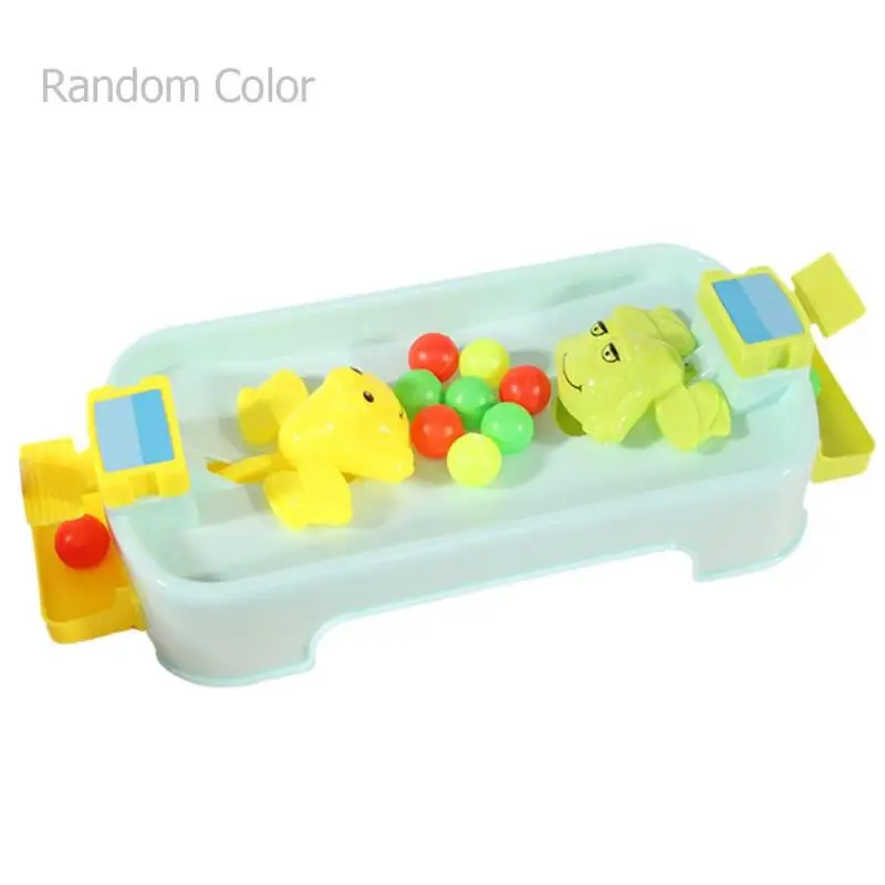 

plastic Frogs Eat Beans Desktop Game Parent-child Interactive Toy Children brain coordination ability classic puzzle Toys Random