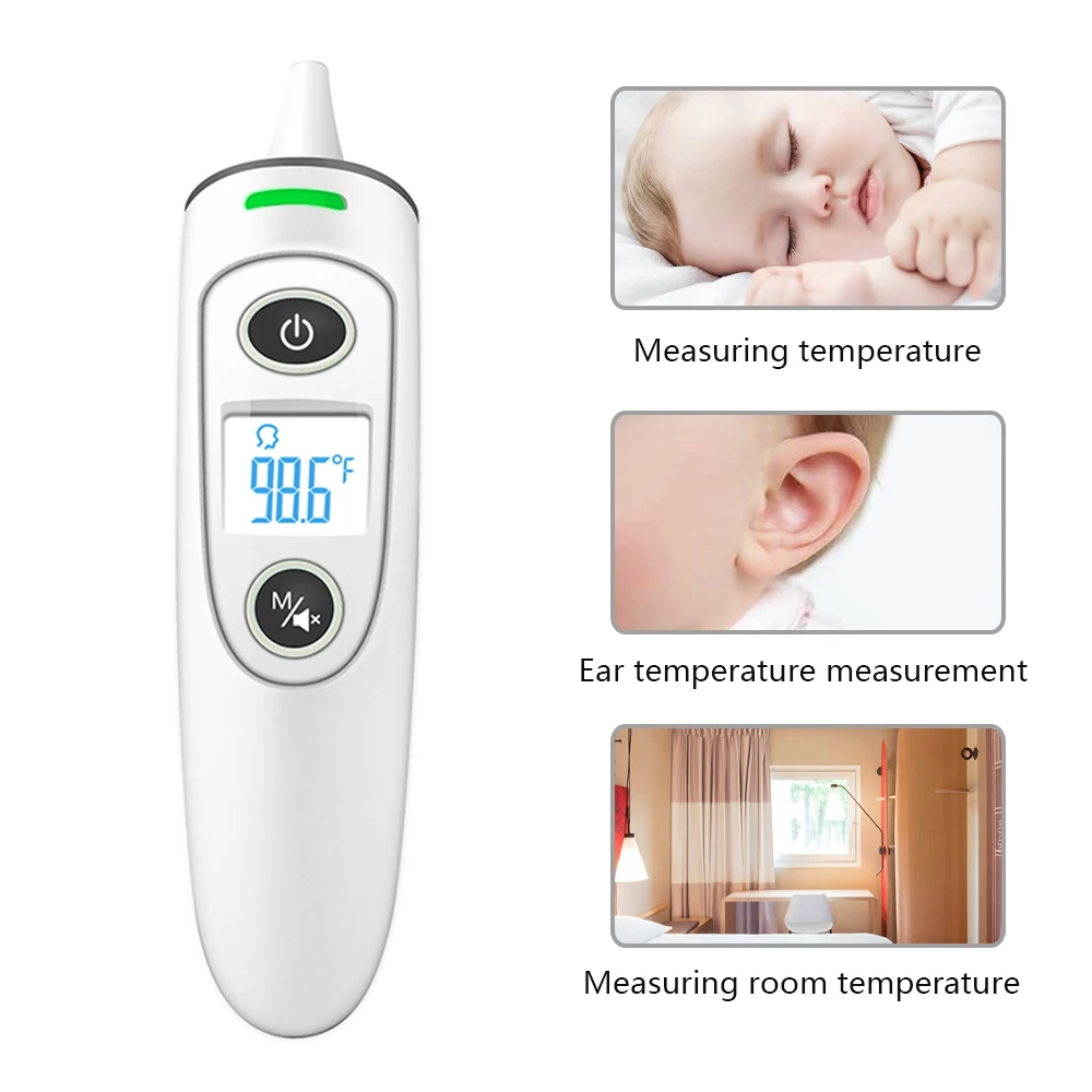 CYSINCOS Детский термометр инфракрасный бесконтактный измерения тела цифровой ИК lcd дети лоб Ухо Уход за ребенком для мамы Fever Termometro