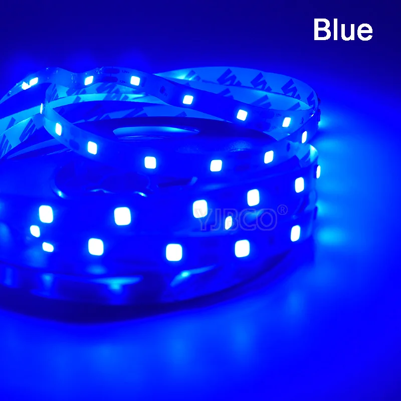 5 м 2835 5050 Светодиодная лента для светодиодной ленты 60led/m RGB/белый/теплый белый/красный/зеленый/синий/желтый лента для светодиодной ленты ламповый диод гибкий DC12V - Испускаемый цвет: Blue