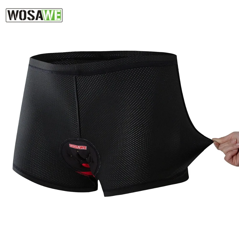 WOSAWE Breathable Quick Dry Cycling Bike Shorts With Soft Thicken
