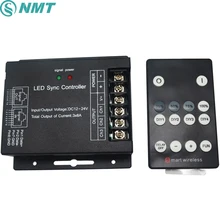 DC12V 24V DIY Led Controller Dimmer RF Wireless Remote 3 Channel Way Sync for Single Color Led Strip Light SMD3528 5050 5630