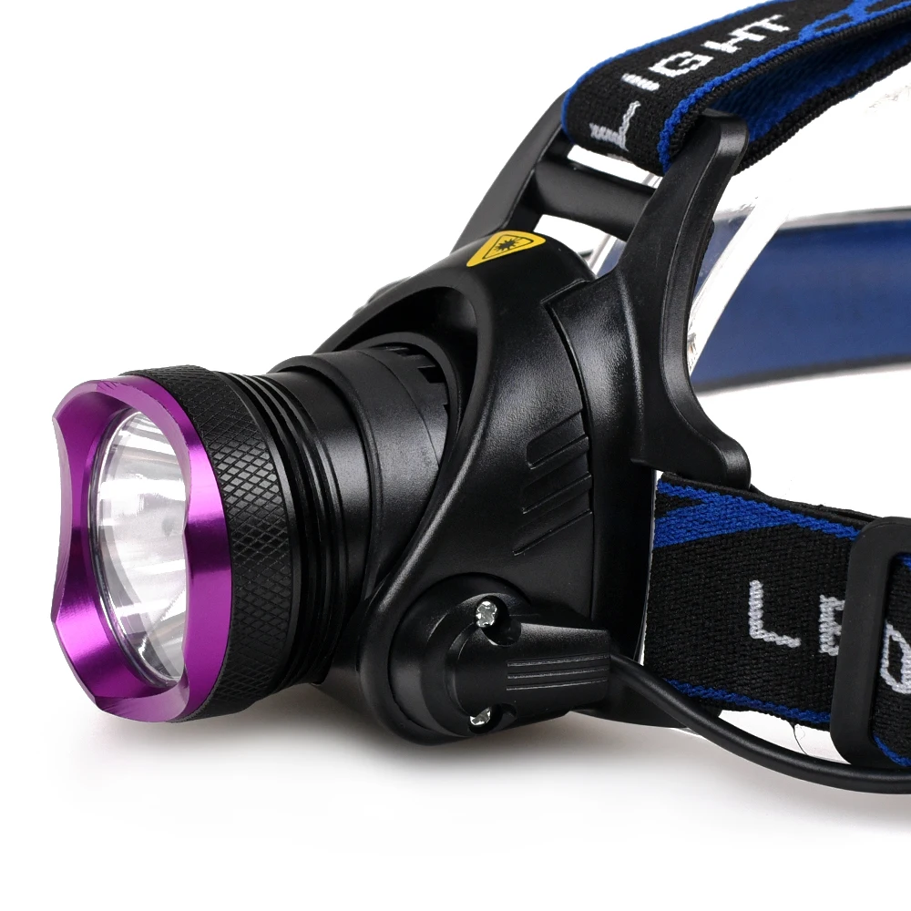 2000LM T6 Diving head lamp Waterproof Headlight Led Lighting led Headlamp flashlight light Torch + 26000mAh 18650 + US charger (21)